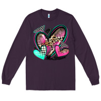 Plum race hearts Long Sleeve Tee - Zillion Design Studio