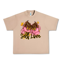 Burro Self love pink afro nails Urban Heavy Tee - RanaPortraitStore