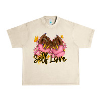 Sandshell Self love pink afro nails Urban Heavy Tee - RanaPortraitStore