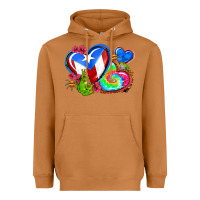 Meerkat western leopard puerto rico hearts Heavyweight Hoodie - AdoDesignShop