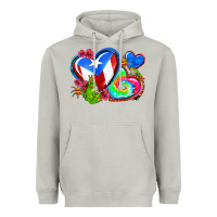 Moon Dust western leopard puerto rico hearts Heavyweight Hoodie - AdoDesignShop
