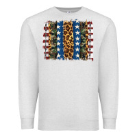Oatmeal Heather usa army pattern brushstroke Premium Sweatshirt - Artiststas