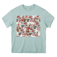 Arona hot cocoa christmas cheer pattern Heavy Core Tee - CowhideDigitalArt