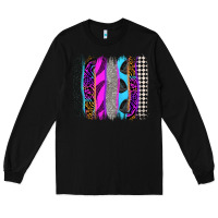 Black race brushstrokes Long Sleeve Tee - Zillion Design Studio