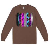Chestnut race brushstrokes Long Sleeve Tee - Zillion Design Studio
