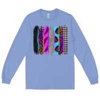 Colony Blue race brushstrokes Long Sleeve Tee - Zillion Design Studio