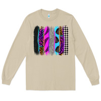 Mushroom race brushstrokes Long Sleeve Tee - Zillion Design Studio