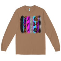 Toasted Coconut race brushstrokes Long Sleeve Tee - Zillion Design Studio