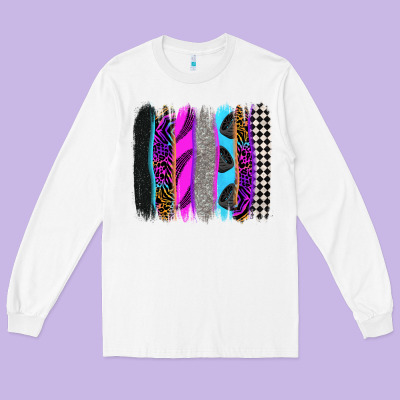 Race Brushstrokes Long Sleeve Tee Designed By Zillion Design Studio