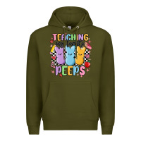 Army Green teaching my favorite peeps Premium Hoodie - MaliasSmallBusiness