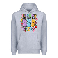 Heather Grey teaching my favorite peeps Premium Hoodie - MaliasSmallBusiness