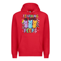 Red teaching my favorite peeps Premium Hoodie - MaliasSmallBusiness
