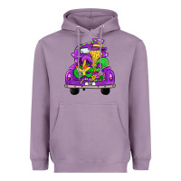 Lavender farm truck, mardi gras Heavyweight Hoodie - JahusDesignShop