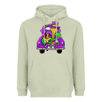 Matcha farm truck, mardi gras Heavyweight Hoodie - JahusDesignShop