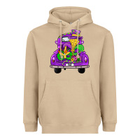 Mushroom farm truck, mardi gras Heavyweight Hoodie - JahusDesignShop
