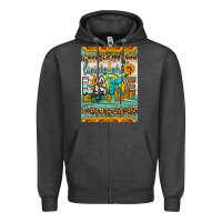 Charcoal Heather living on lake time air freshener Zipper Hoodie - HRA Design Shop