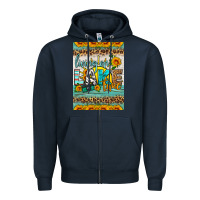 Navy living on lake time air freshener Zipper Hoodie - HRA Design Shop