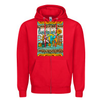 Red living on lake time air freshener Zipper Hoodie - HRA Design Shop