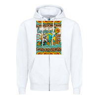 White living on lake time air freshener Zipper Hoodie - HRA Design Shop