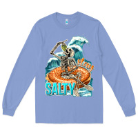 Colony Blue stay salty Long Sleeve Tee - texasbilliewilder