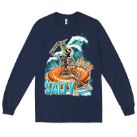 Navy stay salty Long Sleeve Tee - texasbilliewilder
