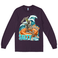 Plum stay salty Long Sleeve Tee - texasbilliewilder