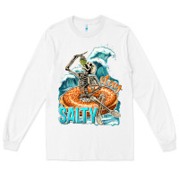 White stay salty Long Sleeve Tee - texasbilliewilder