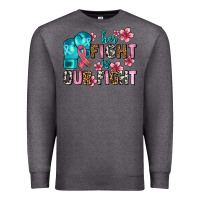 Charcoal Heather her fighting is our fight Premium Sweatshirt - AdoDesignShop
