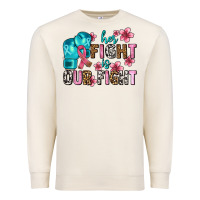 Sandshell her fighting is our fight Premium Sweatshirt - AdoDesignShop