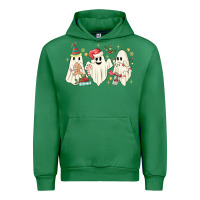 Emerald Christmas ghosts Urban Hoodie - MaliasSmallBusiness