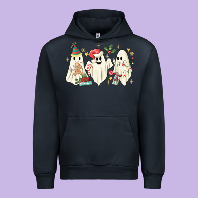 Christmas Ghosts Urban Hoodie Designed By Maliassmallbusiness