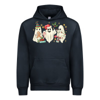 Navy Christmas ghosts Urban Hoodie - MaliasSmallBusiness