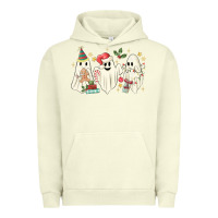 Pigment Pistachio Christmas ghosts Urban Hoodie - MaliasSmallBusiness