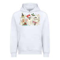 White Christmas ghosts Urban Hoodie - MaliasSmallBusiness