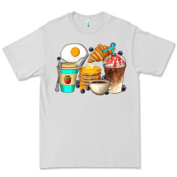 Dove Grey Breakfast Coffee Cups Premium Tee - Artiststas