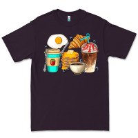 Plum Breakfast Coffee Cups Premium Tee - Artiststas