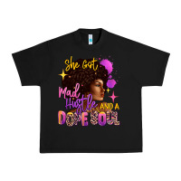 Black She got mad hustle and a dope soul Urban Heavy Tee - RanaPortraitStore