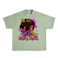 Oil Green She got mad hustle and a dope soul Urban Heavy Tee - RanaPortraitStore