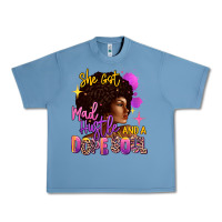 Pebble Blue She got mad hustle and a dope soul Urban Heavy Tee - RanaPortraitStore