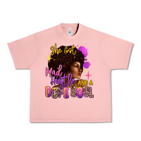 Salmon She got mad hustle and a dope soul Urban Heavy Tee - RanaPortraitStore