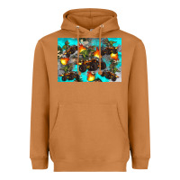 Meerkat Dinosaur monster truck Heavyweight Hoodie - Artiststas