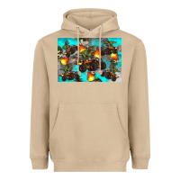 Mushroom Dinosaur monster truck Heavyweight Hoodie - Artiststas