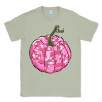 Matcha pink pumpkin with breast cancer ribbons Classic Tee - RanaPortraitStore