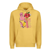 Antique Gold love teacher Premium Hoodie - MaliasSmallBusiness