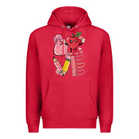Cardinal love teacher Premium Hoodie - MaliasSmallBusiness