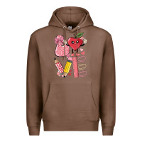 Chestnut love teacher Premium Hoodie - MaliasSmallBusiness