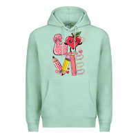 Seafoam love teacher Premium Hoodie - MaliasSmallBusiness