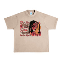 French Oak She has fire in her soul afro woman Urban Heavy Tee - RanaPortraitStore