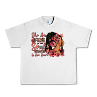 Lunar Rock She has fire in her soul afro woman Urban Heavy Tee - RanaPortraitStore