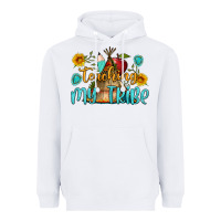 White teaching my tribe Heavyweight Hoodie - BundleAndBundleShop
